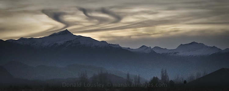 Black peak dusk