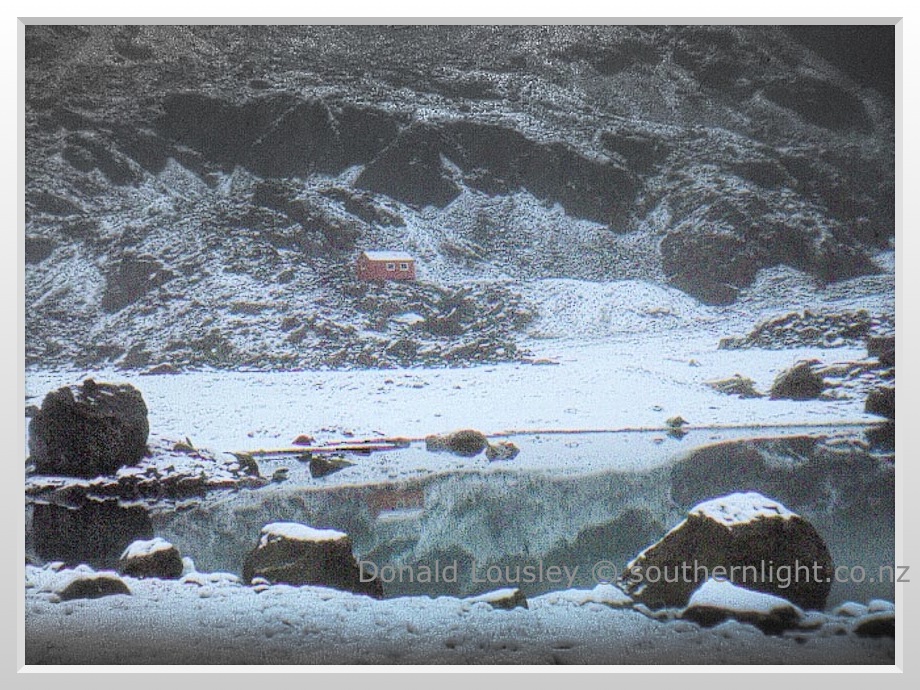 Godley hut, Aoraki Mt Cook National Park