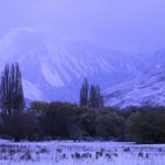 Branch Burn, Cardrona Valley and snow